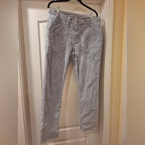 Womens Blue Corduroy Pants American Eagle 12‎
